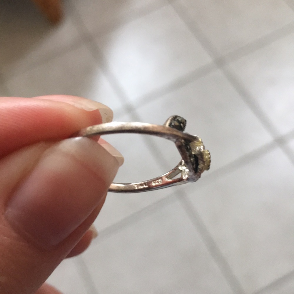 925 Flower Ring - image 7